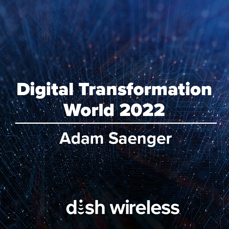 Digital Transformation World 2022: Adam Saenger keynote graphic tile